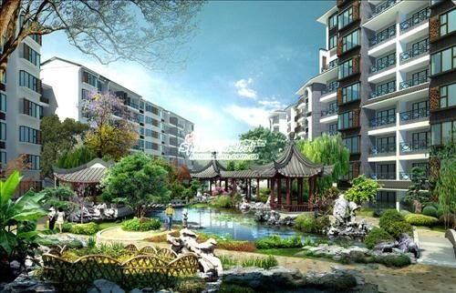 宝安江南城小桥流水般江南格调园林别墅